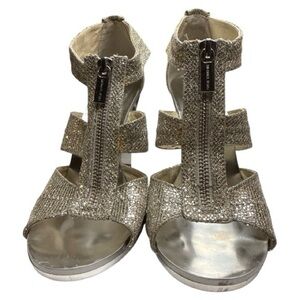 Michael Kors Berkley Glitter Heels 8
